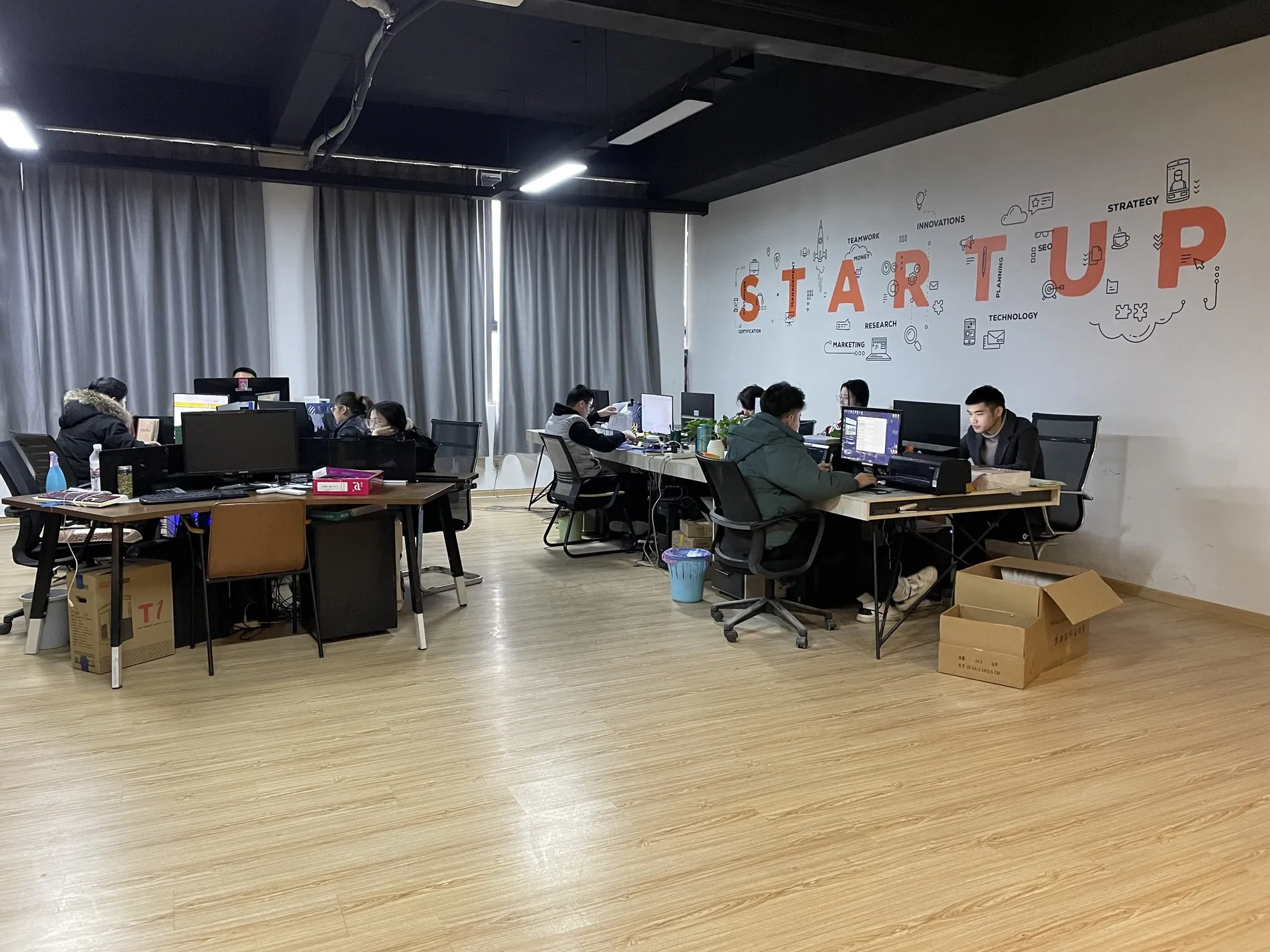 Factory team and production environment